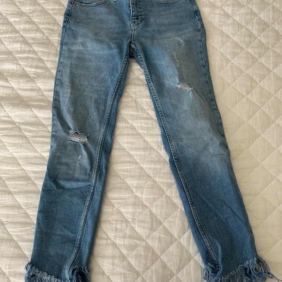 Free People Great Heights Frayed Skinny Jeans - Picture 7 of 9